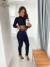 Calça Skinny Azul Patrícia