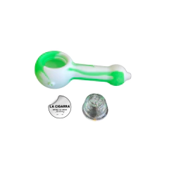 PIPA DE SILICONA Y CAZUELA DE VIDRIO COLORES VARIOS en internet