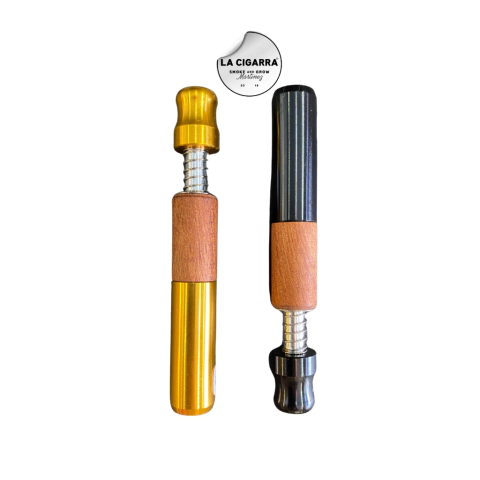 PIPA ALUMINIO Y MADERA