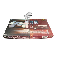 BACKGAMMON BISONTE TABLERO 34 X 34 FICHAS MADERA - comprar online