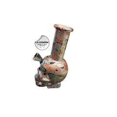 BONG VIDRIO CALAVERA DISEÑOS 15 CM
