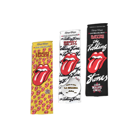 BLUNT LION ROLLING STONES HEMP WRAP TERPENES SABORES VARIOS