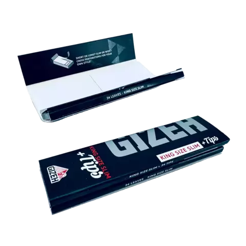 PAPEL GIZEH KING SIZE BLACK + TIPS