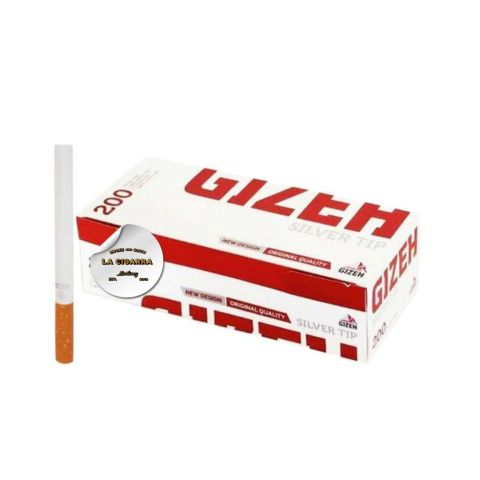 FILTROS "GIZEH" SILVER TIP TUBOS VACIOS x 200