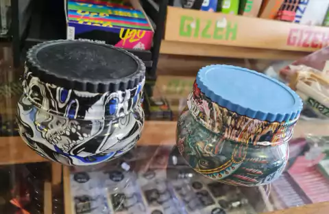 PICADOR ZEUS + RECIPIENTE DE VIDRIO TIPO FRASCO