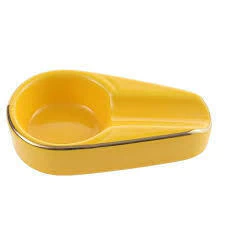 CENICERO CERAMICA AMARILLO - comprar online