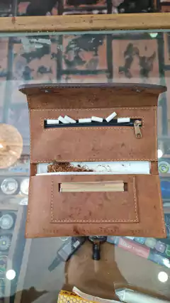 TABAQUERA DE CUERO LA CIGARRA - comprar online