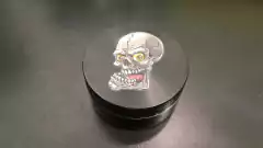 PICADOR METAL CALAVERA NEGRO 4 PARTES - tienda online