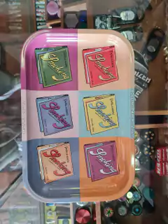 BANDEJA SMOKING SMALL VARIOS MOTIVOS ART - LA CIGARRA