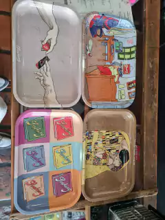 BANDEJA SMOKING SMALL VARIOS MOTIVOS ART