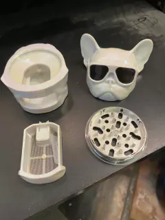 PICADOR METAL BULLDOG CON GAFAS GRANDE 3 PARTES - comprar online