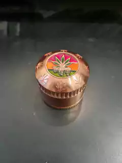 PICADOR METAL COBRE/PELTRE CON ESPEJO Y CENICERO 4 PARTES en internet