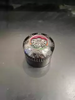 PICADOR METAL COBRE/PELTRE CON ESPEJO Y CENICERO 4 PARTES - LA CIGARRA