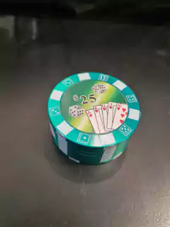 PICADOR METAL FICHA POKER GRANDE 3 PARTES - comprar online