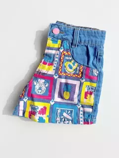 Short Jeans Infantil Juvenil Quadrinhos 16 - loja online
