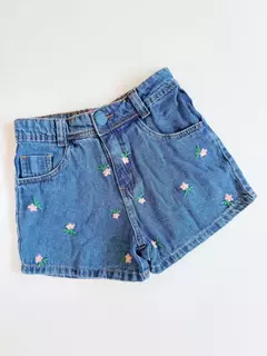 Short Jeans Infantil Juvenil Florzinhas 20 - comprar online