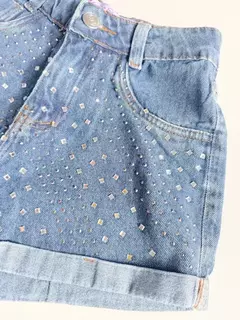 Short Jeans Infantil Juvenil Brilho 15 na internet
