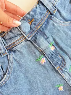 Short Jeans Infantil Juvenil Florzinhas 20 - loja online