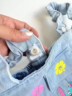 Conjunto Jeans Infantil Juvenil Stitch 26 - Mini Flor Store Ltda