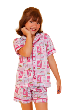 PIJAMA AMERICANO INFANTIL BARBIE 204