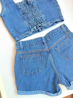 Imagem do Conjunto Jeans Infantil Juvenil Stitch Angel 39