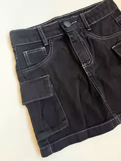 Saia Jeans Infantil Juvenil Black 18 na internet