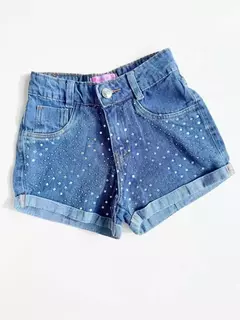 Short Jeans Infantil Juvenil Brilho 15 - comprar online