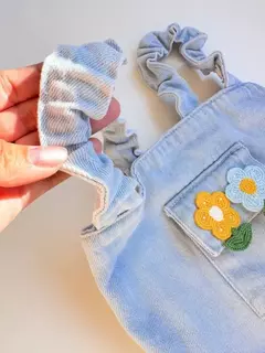 Conjunto Jeans Infantil Juvenil Flor 09 - loja online