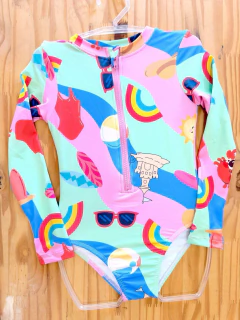 Maiô Infantil Juvenil Ziper Luli Beach - 235 - comprar online