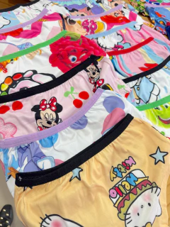 KIT CALCINHA BOX INFANTIL 3 UNIDADES SORTIDAS - 248 - Mini Flor Store Ltda