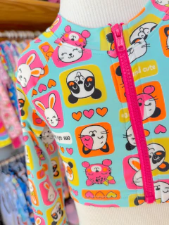 BIQUÍNI INFANTIL JUVENIL ZÍPER TATI - 250 - Mini Flor Store Ltda