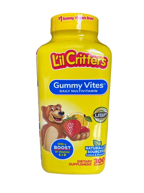 Multivitamínico Infantil lil critters gummy vites 300 gummies