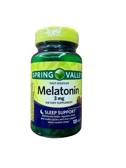 Melatonina Fast Dissolve - 3mg- Spring Valley