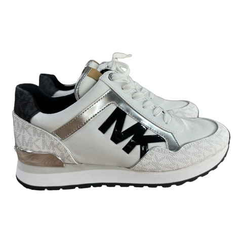 Tênis NOVO tecido + couro - Michael Kors - Tam 36