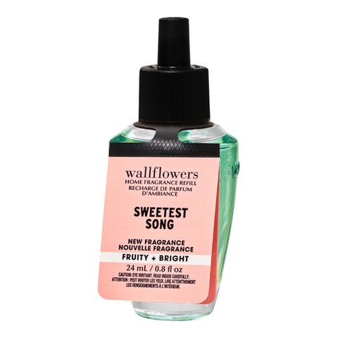 REFIL DE PAREDE AROMATIZADOR BATH&BODY WORKS WALLFLOWERS - SWEETEST SONG