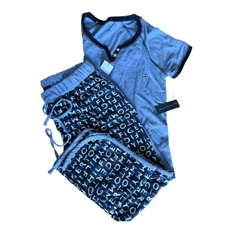 Pijama Calça + Camiseta - Tommy Hilfiger - TAM PP