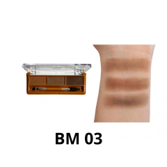 Paleta de Sombra para Sobrancelha Brow Me - Ruby Rose - Queen Store Maquiagem e Cosméticos