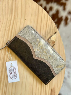 BILLE TEXAS MARRON + PELO ORO PIEDRA