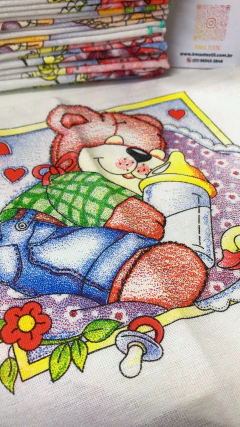 Kit Pano de Prato Festone c/ 3 unidades