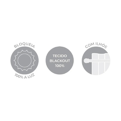 Imagem do Cortina Blackout Linen Tecido 100% 3,00m x1,70m Bella Janela