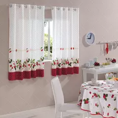 Cortina de Cozinha Translúcida Döhler 2,00m x 1,50m