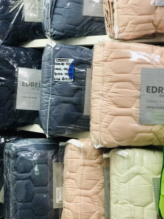 Edredom Endore King- Rosê - loja online