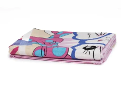 Toalha de Banho Infantil Gatinha Rosa na internet