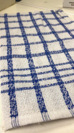 Imagem do Kit Pano de Prato Atoalhado Quadriculado c/ 3 unidades