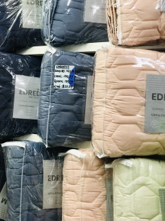 Edredom Queen Azul Claro - comprar online