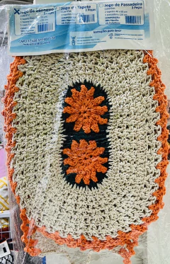 Jogo de Banheiro Crochê na internet