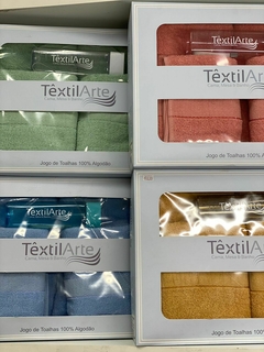 Kit de Toalhas Madri Têxtil Arte