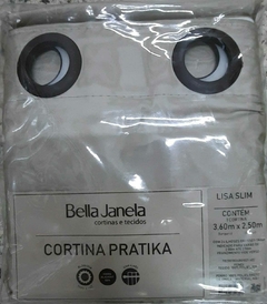Cortina Pratika Blackout Lisa Slim 3,60cm x 2,50cm - loja online