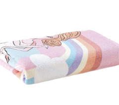 Toalha de Banho Infantil Bailarina Rosa - comprar online
