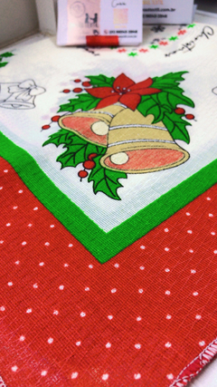 Toalha de Chá Natal 0.70cm X 0.70 cm